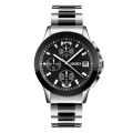 grande venda skmei marca 9126 cronômetro comercial logotipo personalizado 304 relógio de quartzo de aço inoxidável